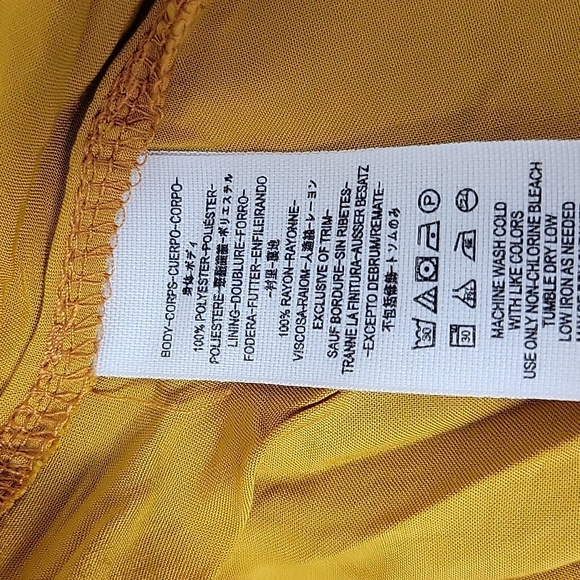 Free People women's morning light floral ruched dress sz 2. Fall New With Tags - Picture 7 of 7